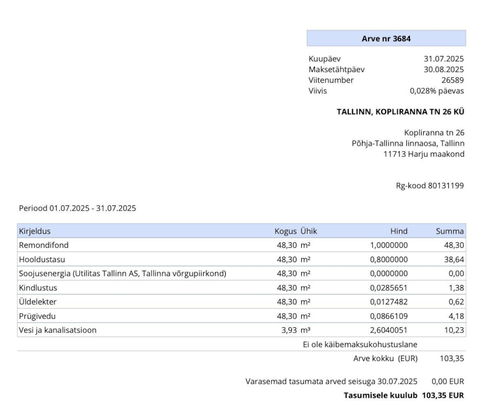 Tallinn, Põhja-Tallinna linnaosa, Kopli, Kopliranna 26
