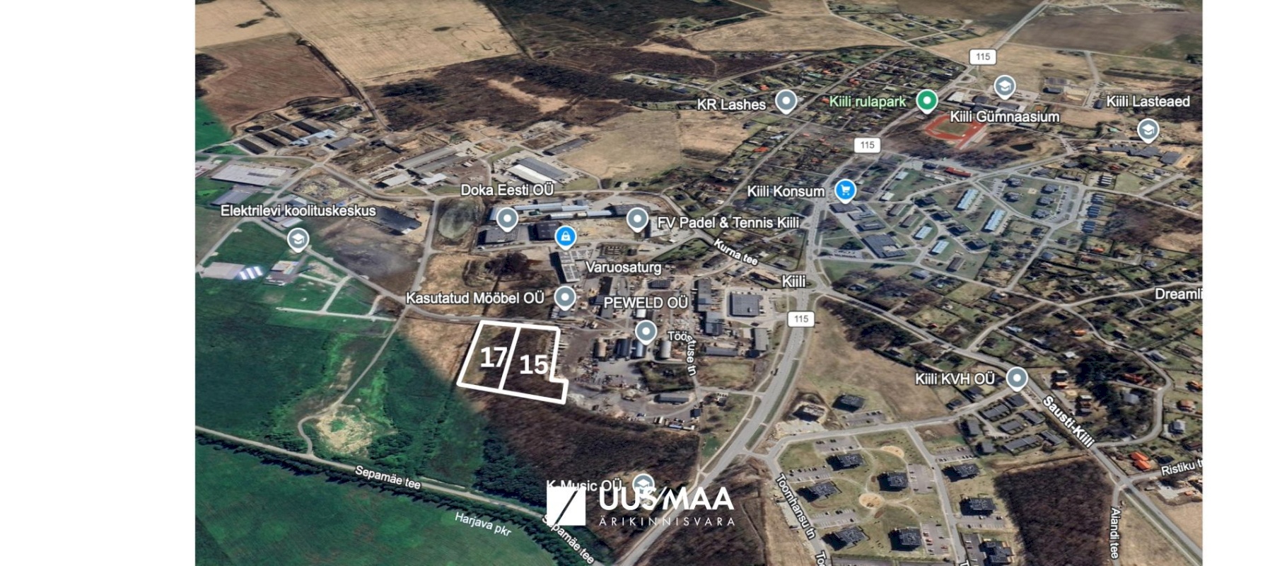 Kiili vald, Kiili alev, Tööstuse 17