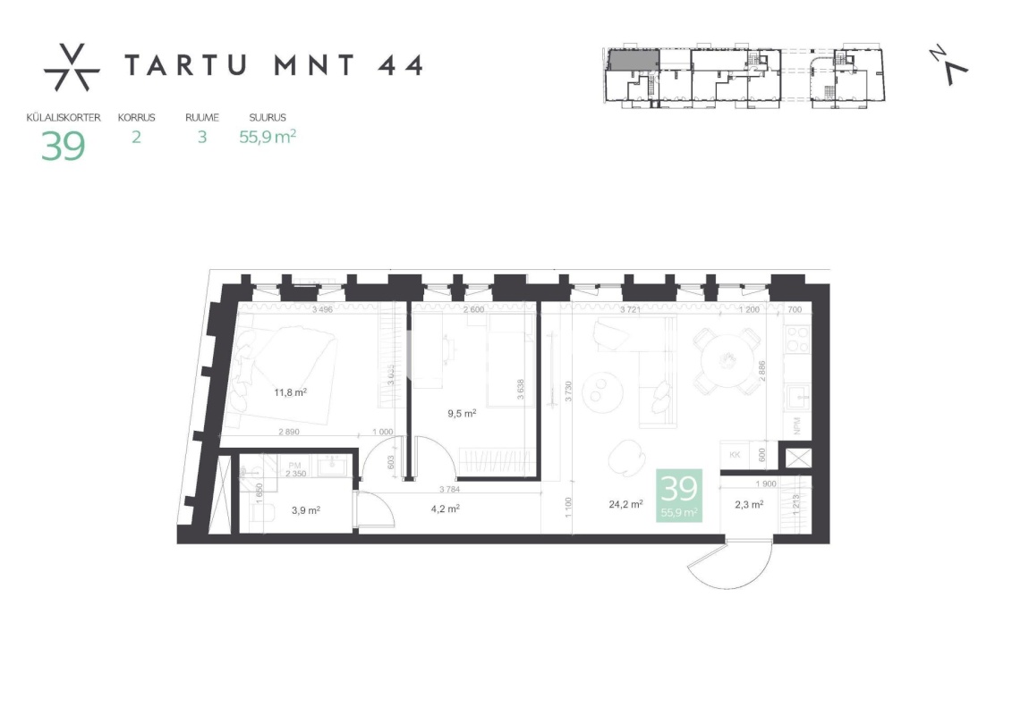 Tallinn, Kesklinna linnaosa, Tartu mnt 44
