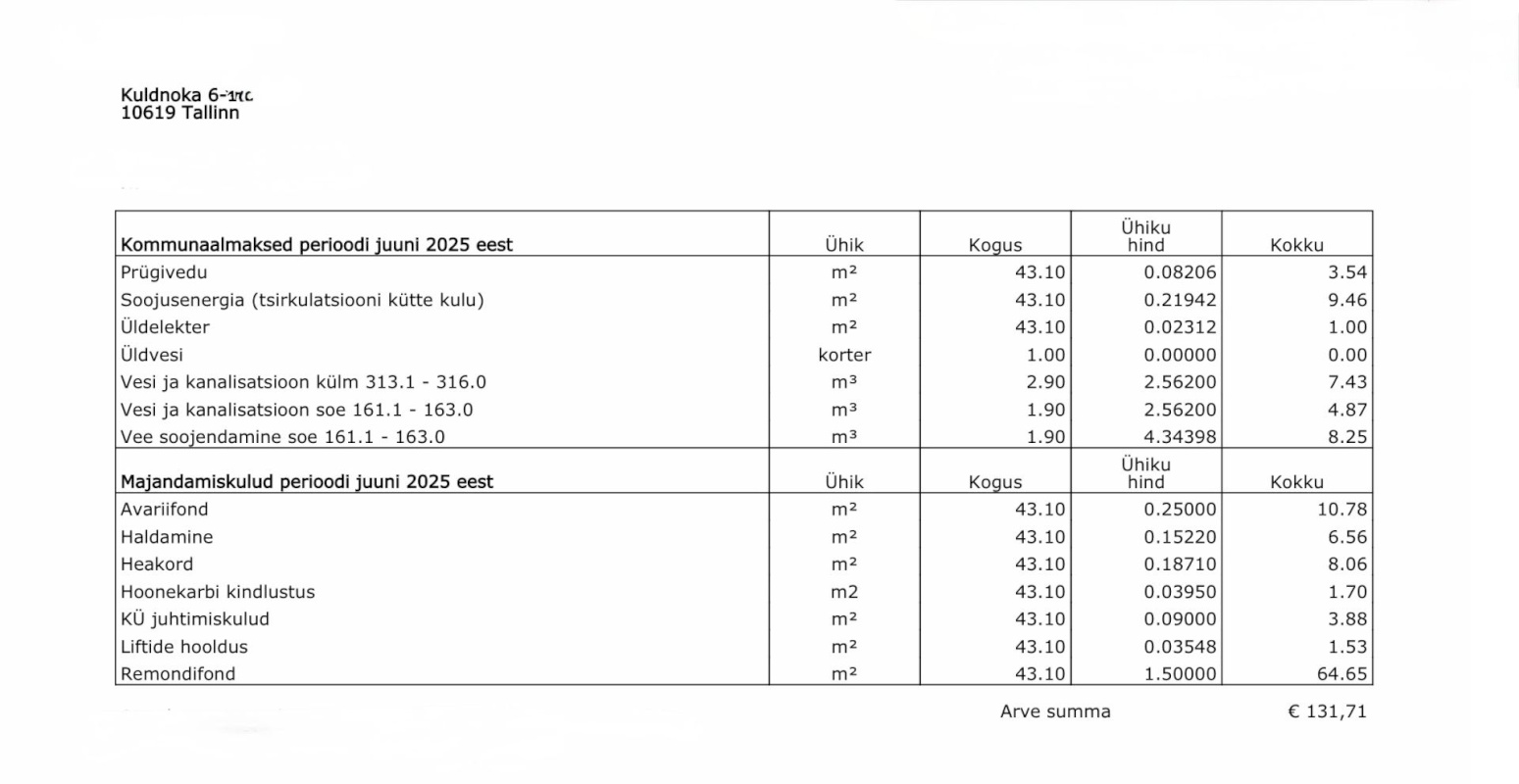 Tallinn, Kristiine linnaosa, Lilleküla, Kuldnoka 6