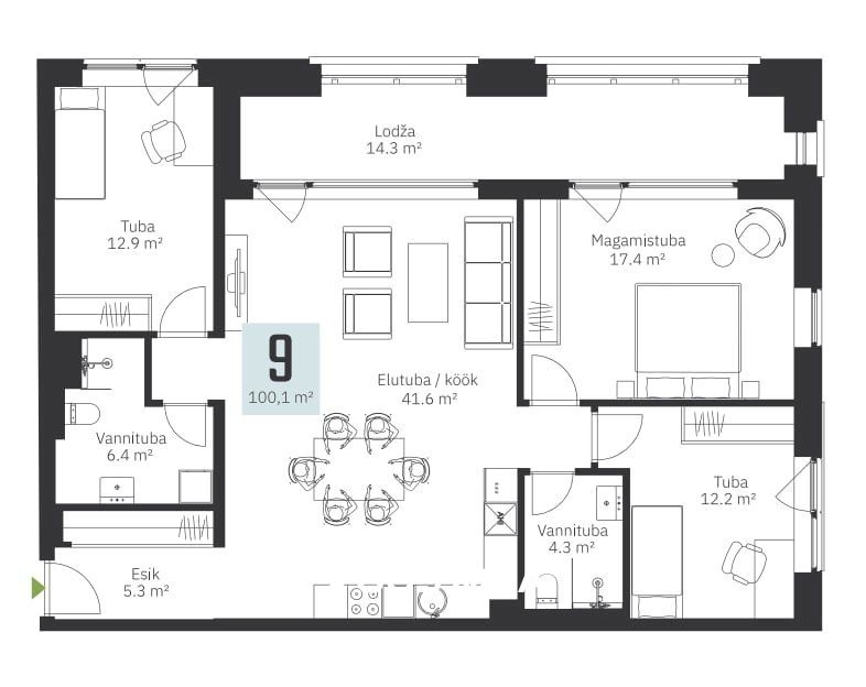 Tallinn, Kristiine linnaosa, Sõjakooli 14