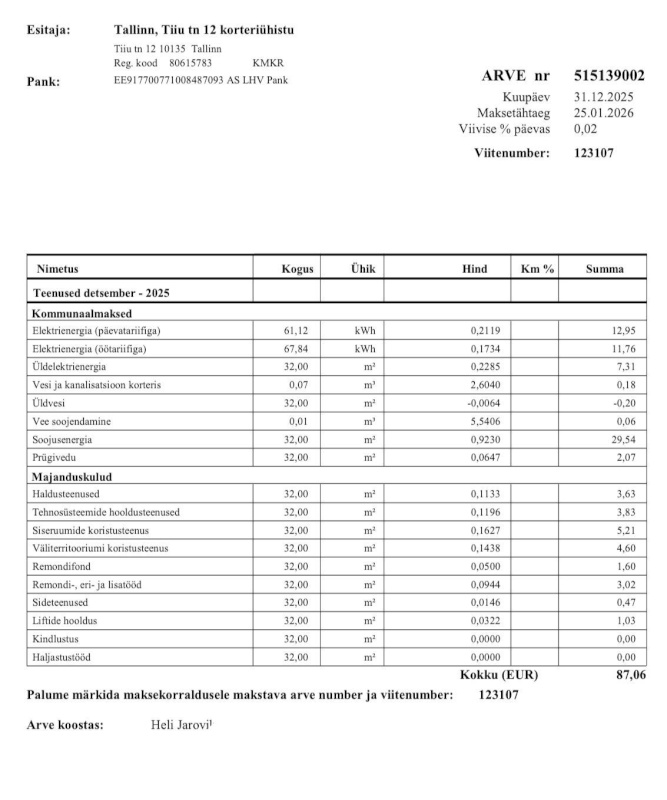 Tallinn, Kesklinna linnaosa, Veerenni, Tiiu 12/3