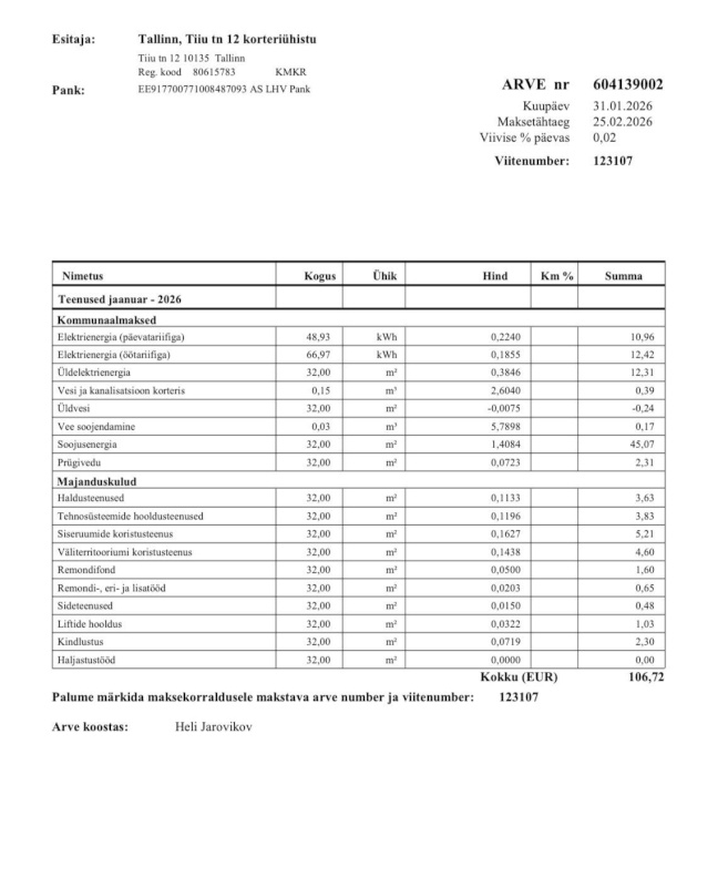 Tallinn, Kesklinna linnaosa, Veerenni, Tiiu 12/3