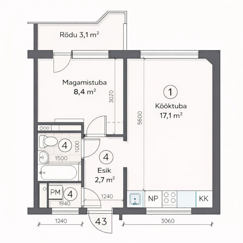 Tallinn, Lasnamäe linnaosa, Linnamäe tee 14