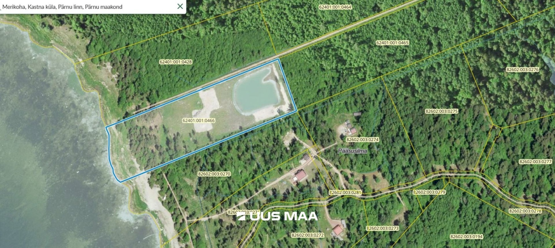 Pärnu linn, Kastna küla, Merikoha