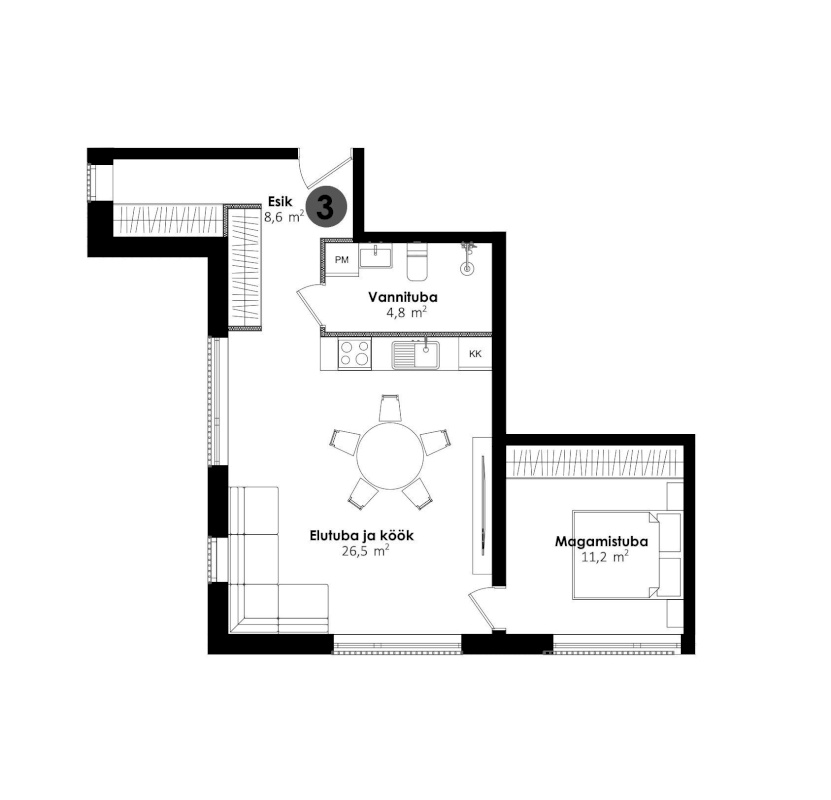 Tallinn, Kesklinna linnaosa, Sikupilli, Pallasti tn 6-10