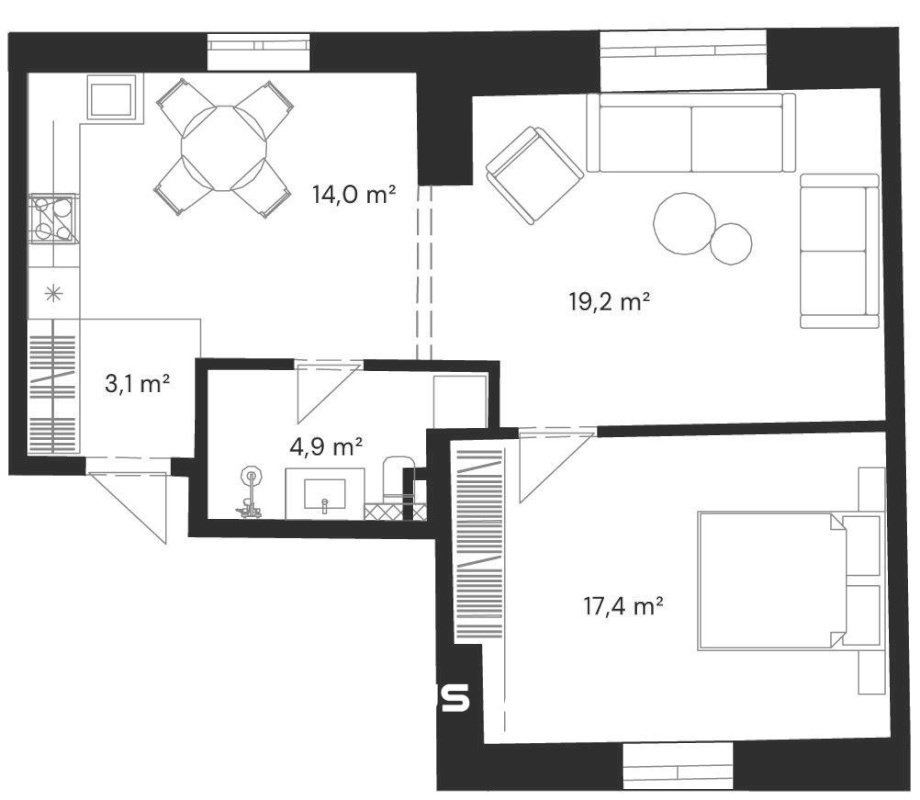 Tartu linn, Tartu linn, Kesklinn, Vanalinna, LAI 36C COLLECTION,  Lai 36c-4