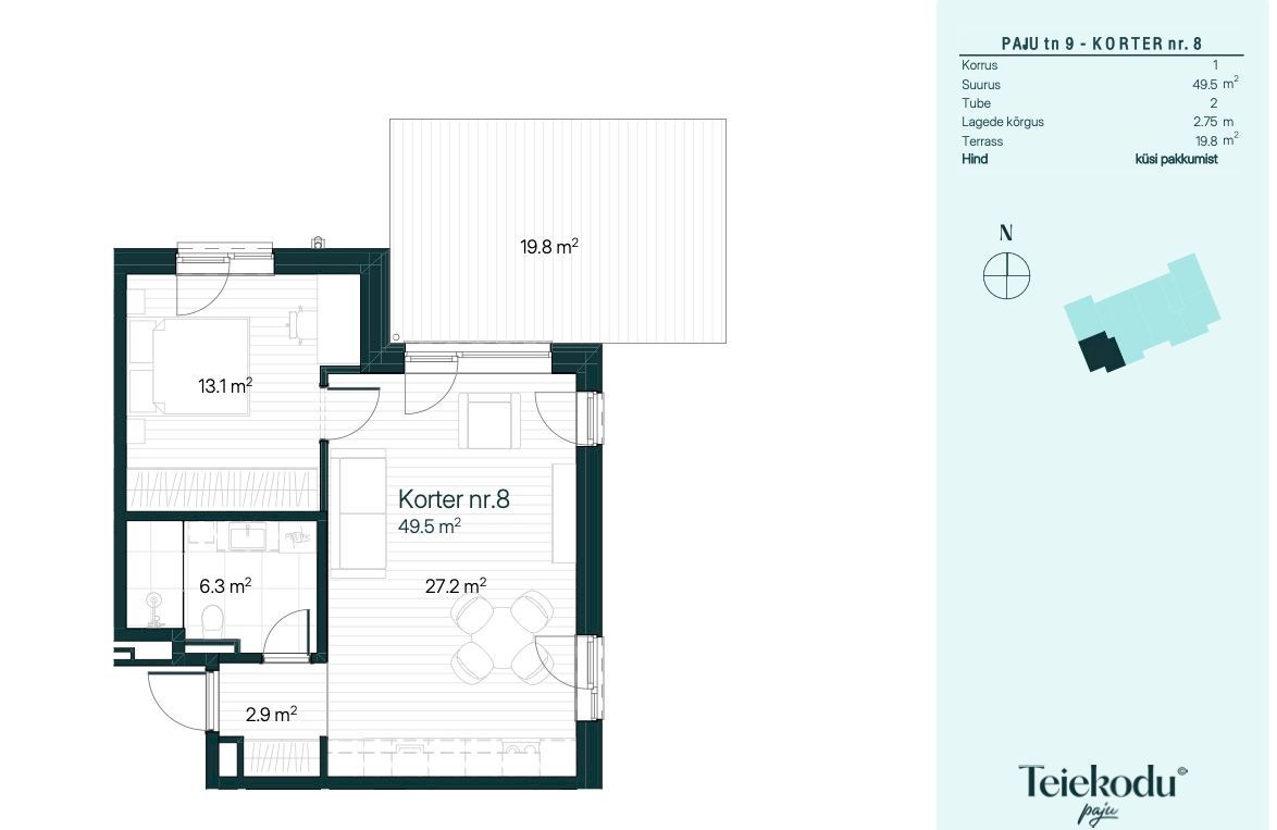 Raasiku vald, Raasiku alevik, Paju 9-8