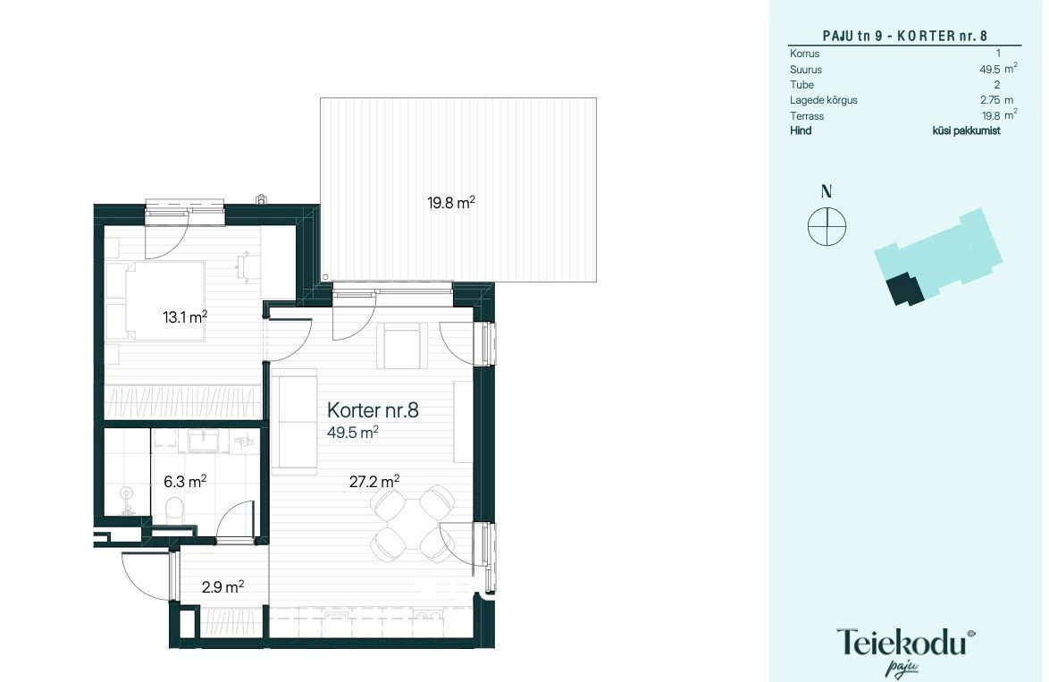 Raasiku vald, Raasiku alevik, Paju 9-8