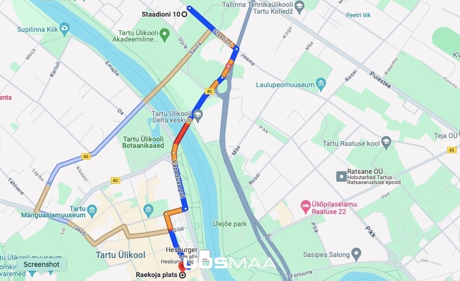 Tartu linn, Tartu linn, Ülejõe, Staadioni tn 10