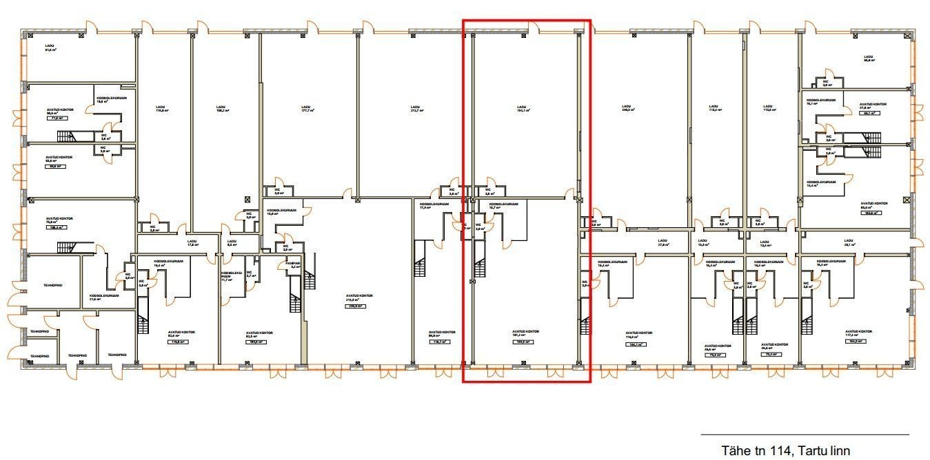 Tartu linn, Tartu linn, Ropka tööstusrajoon, Tähe 114