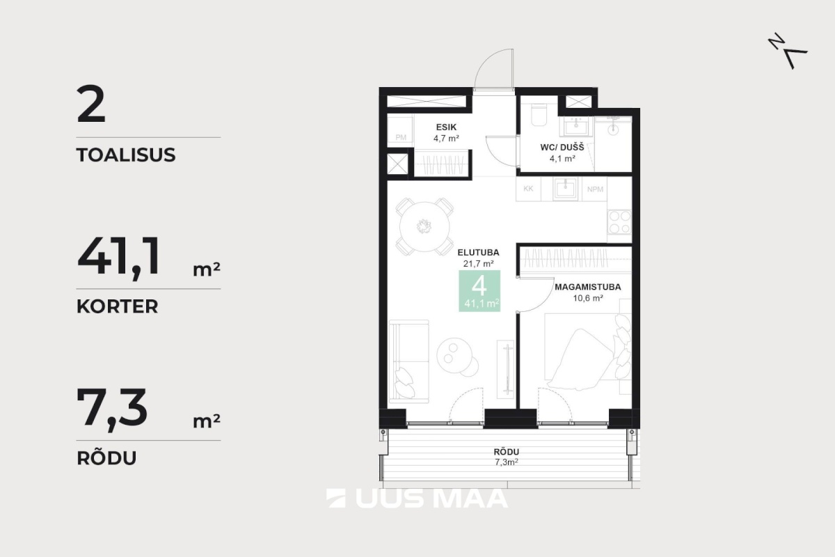 Pärnu linn, Pärnu linn, Mai, Papiniidu 50-4