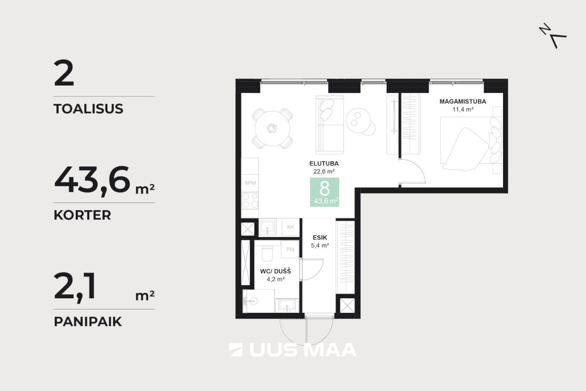 Pärnu linn, Pärnu linn, Mai, Papiniidu 50-8