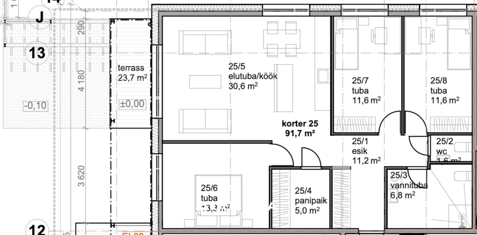 Saue vald, Laagri alevik, Kaselaane põik 8/2