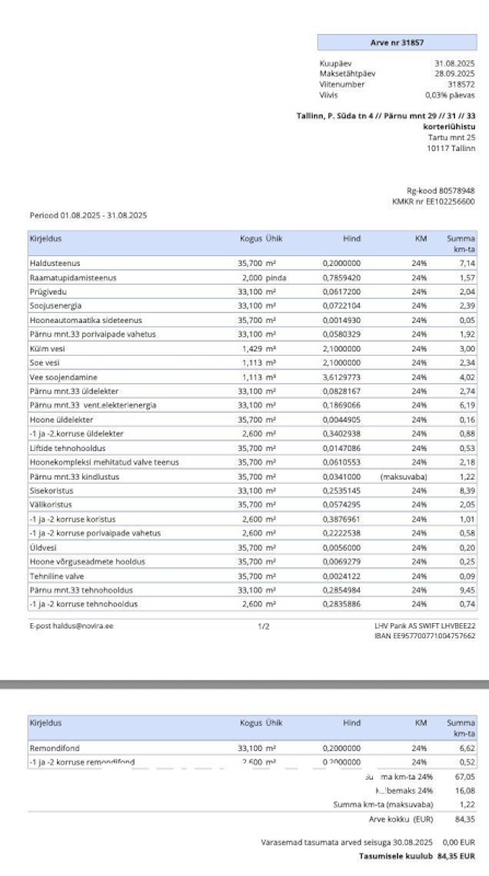 Tallinn, Kesklinna linnaosa, Pärnu mnt 33