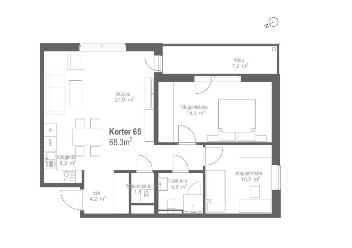 Tallinn, Kesklinna linnaosa, Kiisa tn 12-65