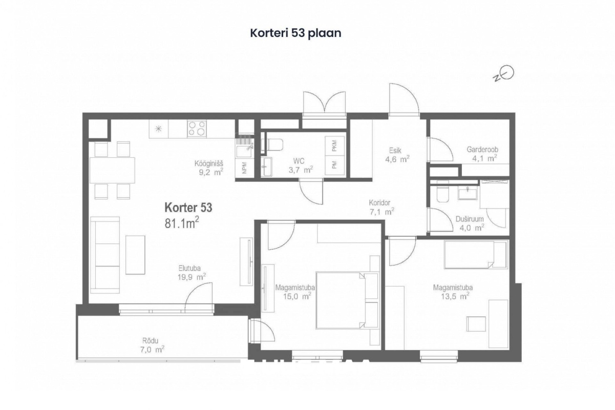 Tallinn, Kesklinna linnaosa, Kitseküla, Kiisa tn 12-53