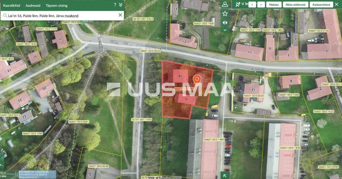 Paide linn, Paide linn, Lai tn 16