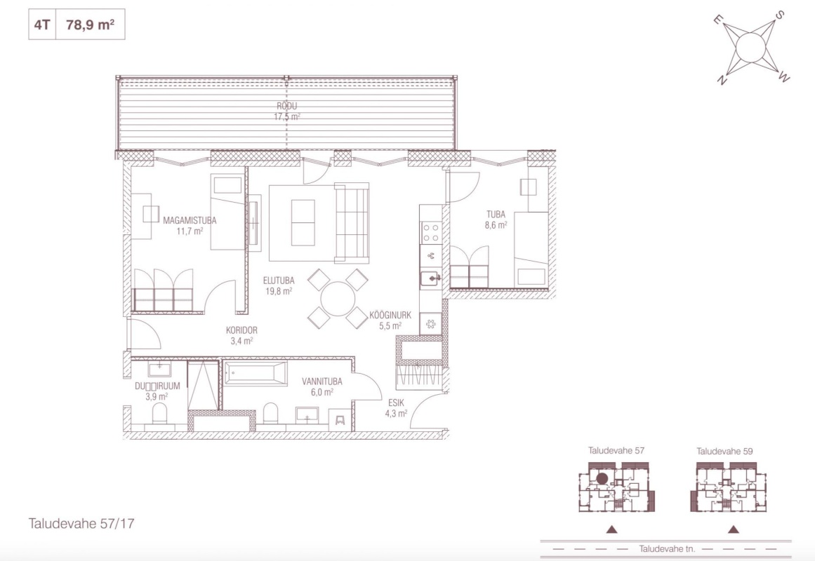 Tallinn, Haabersti linnaosa, Taludevahe 57-17