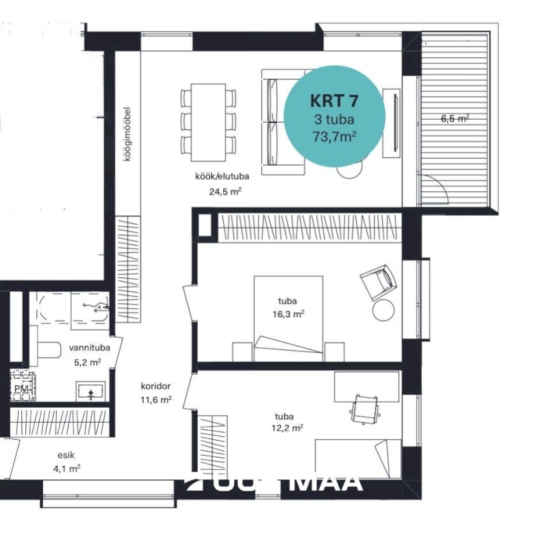 Tallinn, Haabersti linnaosa, Aaslina tn 4