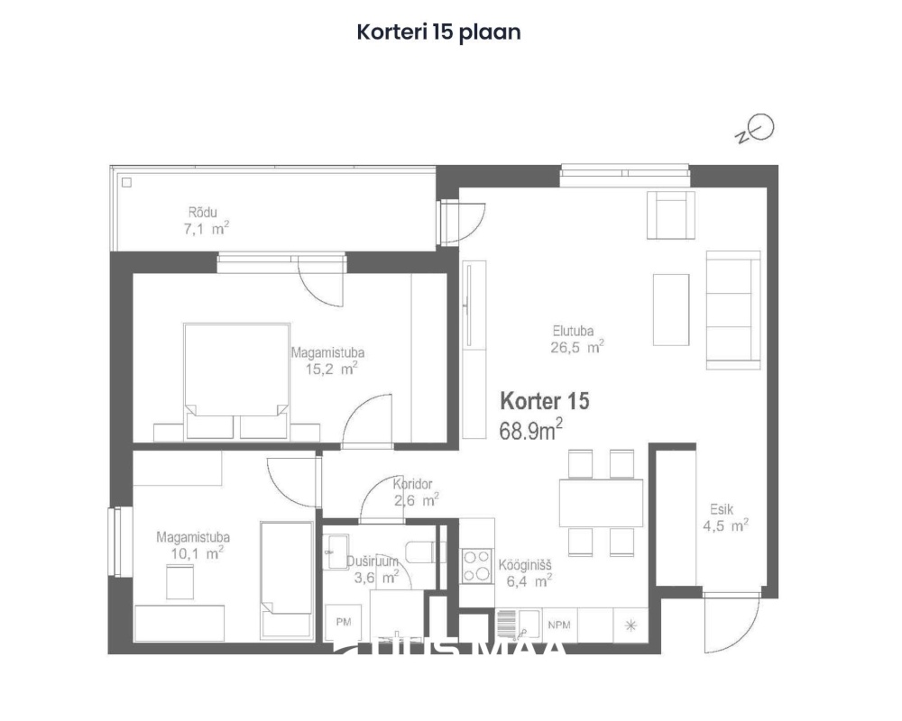 Tallinn, Kesklinna linnaosa, Kiisa tn 12-15