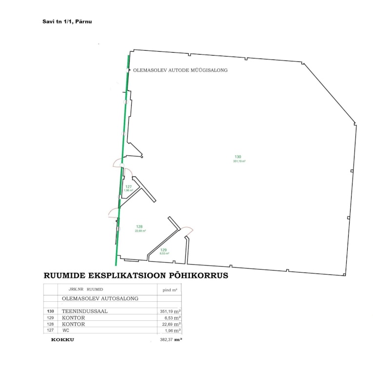 Pärnu linn, Pärnu linn, Ülejõe, Savi tn 1/1