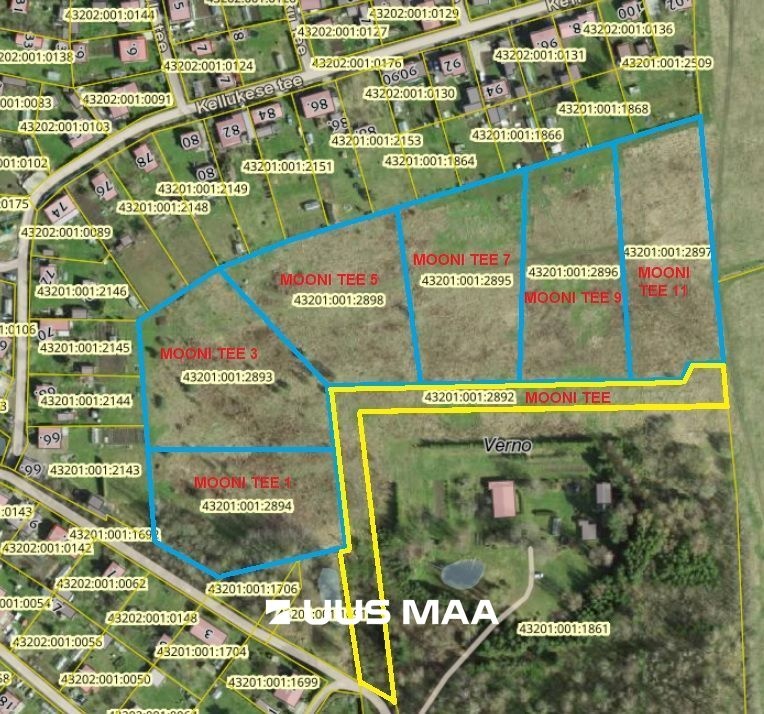 Luunja vald, Kabina küla, Mooni tee