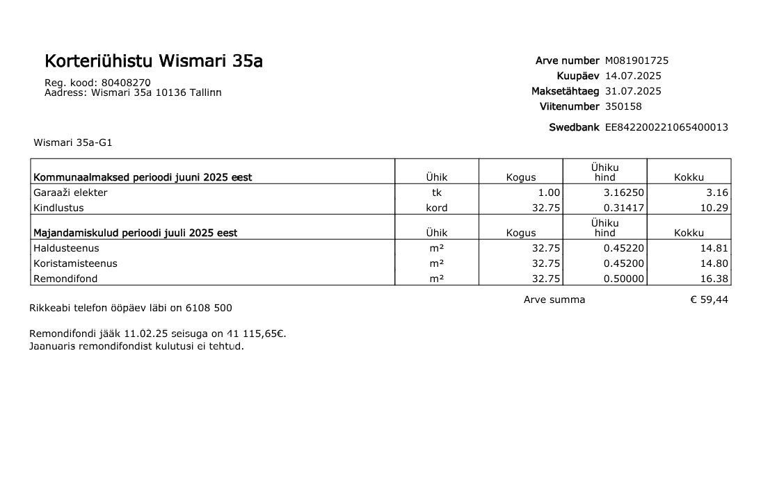 Tallinn, Kesklinna linnaosa, Kassisaba, Wismari tn 35a