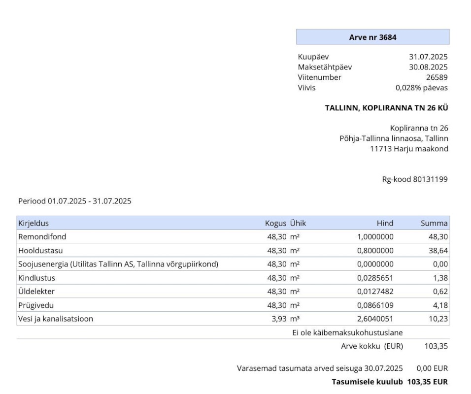 Tallinn, Põhja-Tallinna linnaosa, Kopli, Kopliranna 26
