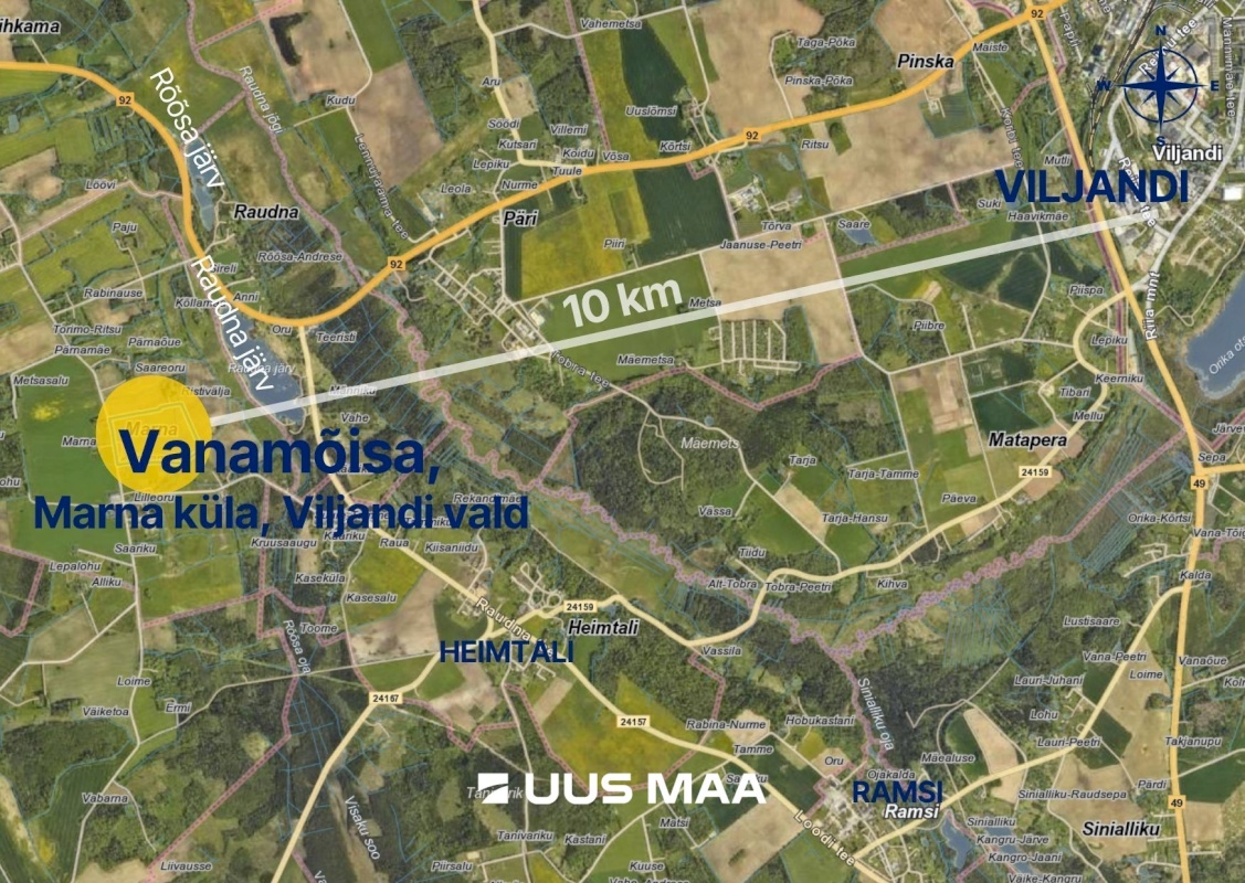 Viljandi vald, Marna küla, Vanamõisa