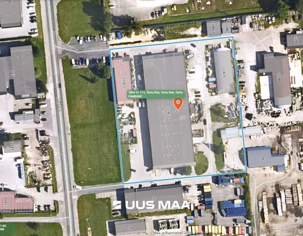 Tartu linn, Tartu linn, Ropka tööstusrajoon, Tähe 114