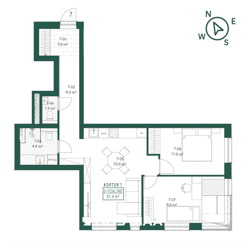 Keila linn, Paldiski mnt 14-7