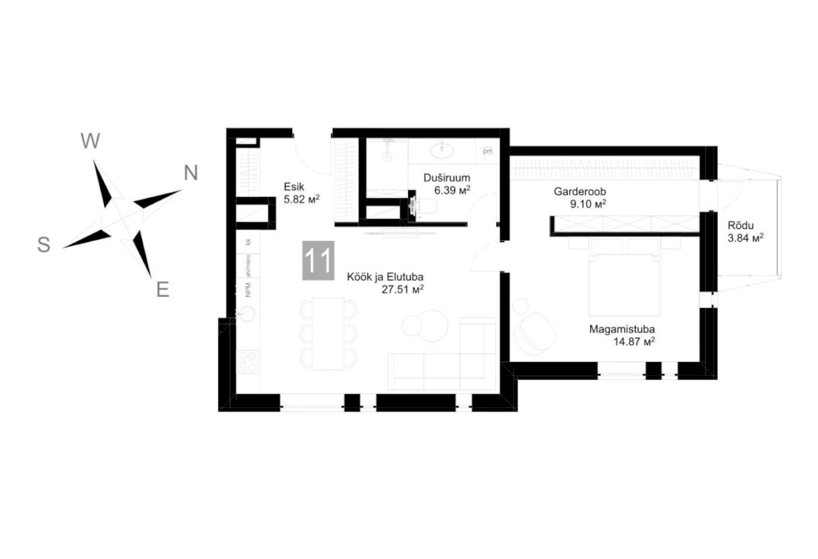 Tallinn, Mustamäe linnaosa, Sääse, Kiili tn 14-11