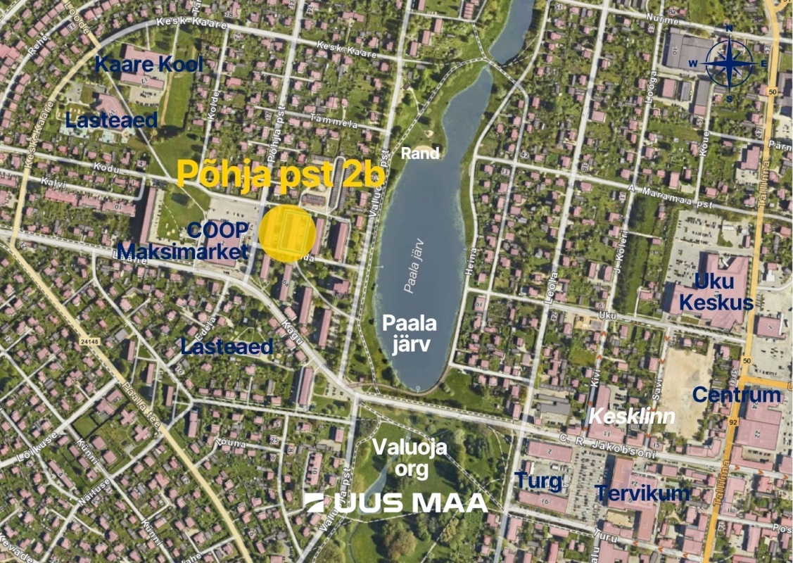 Viljandi linn, Paalalinn, Põhja pst 2b