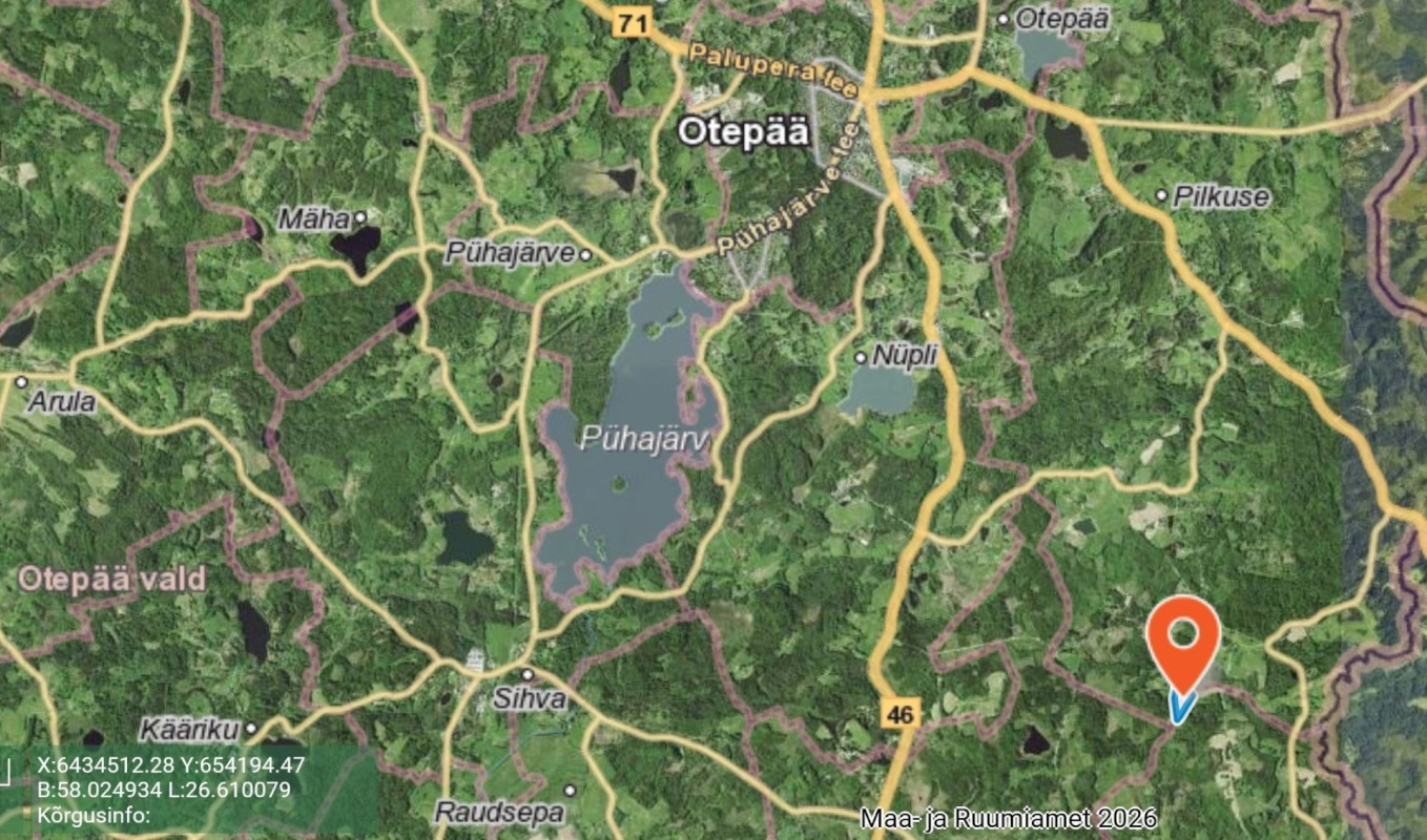 Otepää vald, Pilkuse küla, Nurgametsa