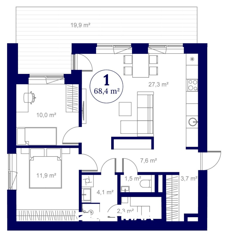 Tartu linn, Tartu linn, Ülejõe, VON WAHLI 81,  Staadioni 81-1