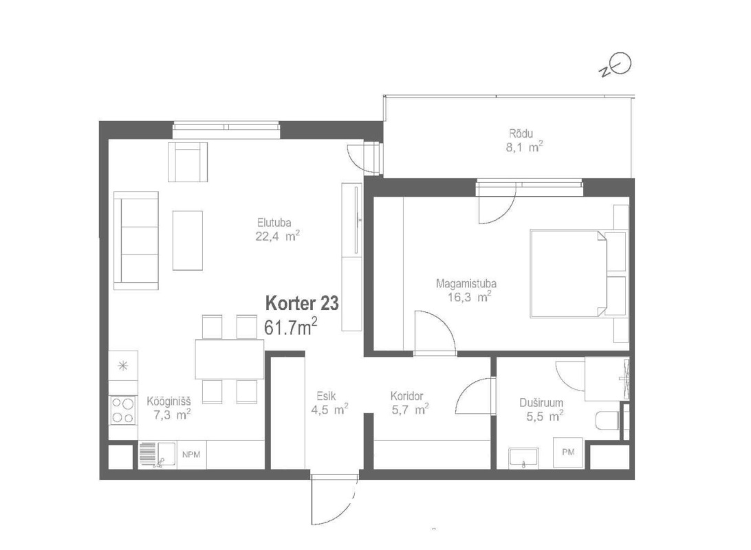 Tallinn, Kesklinna linnaosa, Kiisa tn 12-23