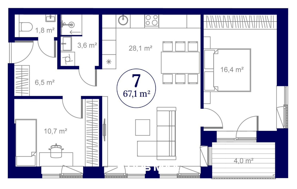 Tartu linn, Tartu linn, Ülejõe, VON WAHLI 81,  Staadioni 81-7