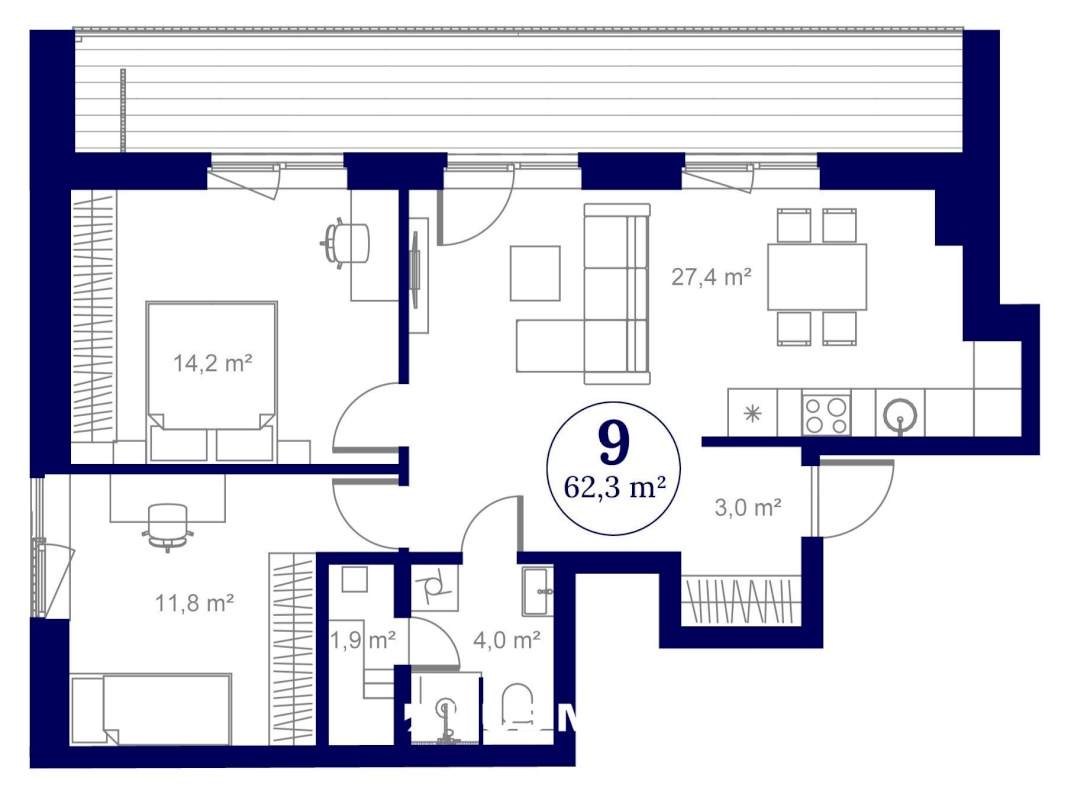 Tartu linn, Tartu linn, Ülejõe, VON WAHLI 81,  Staadioni 81-9