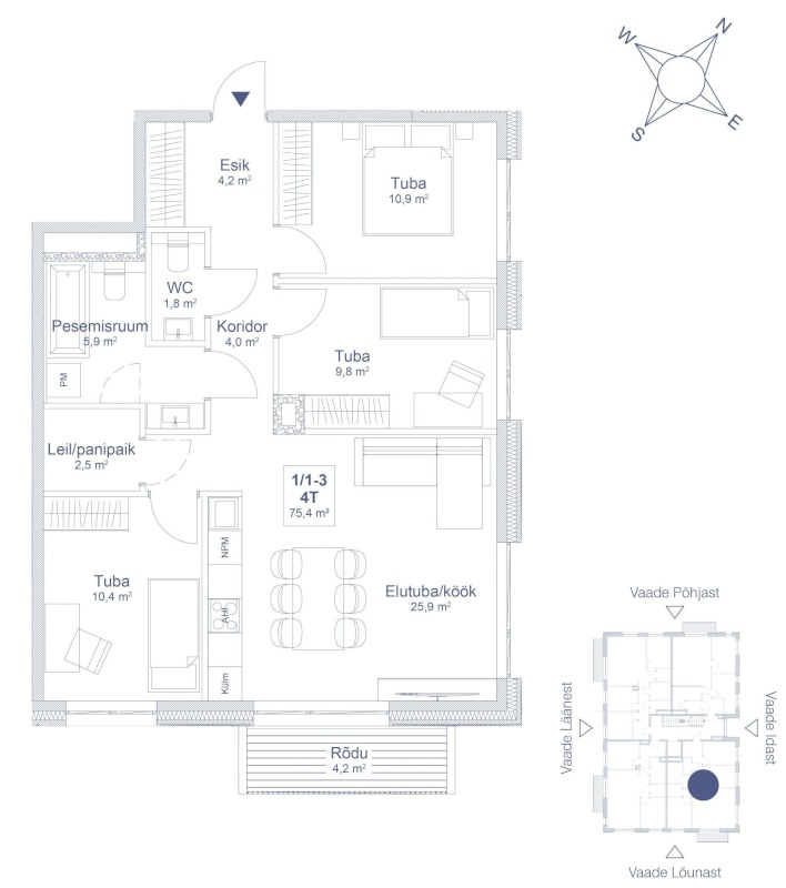 Saue vald, Saue linn, Keskuse 1/1-3