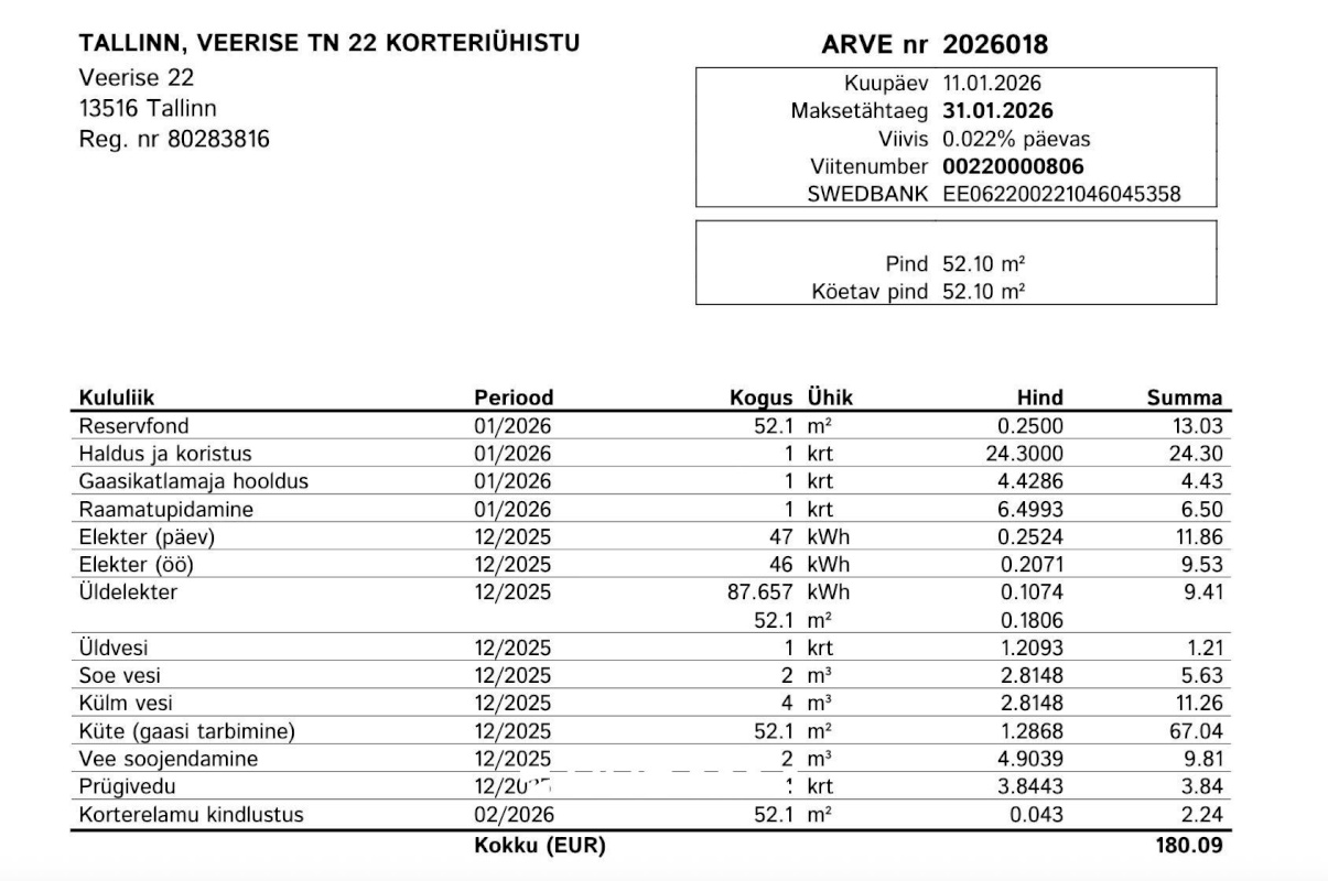 Tallinn, Haabersti linnaosa, Kakumäe, Veerise 22