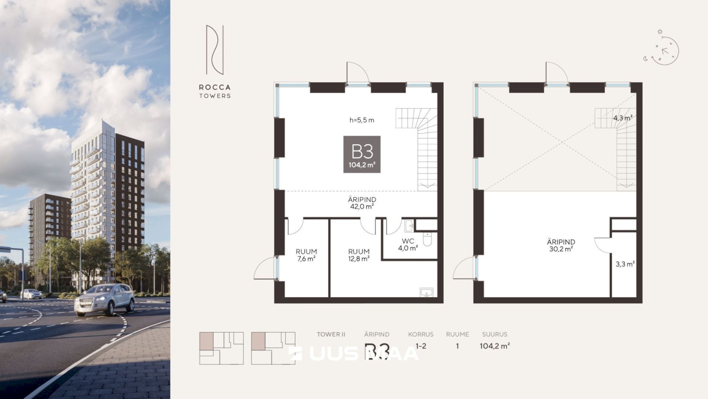 Tallinn, Haabersti linnaosa, Rocca al Mare, Päevalille tn 6-B3