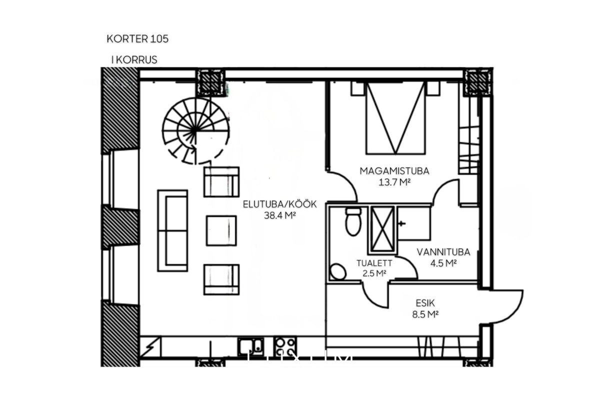 Tallinn, Kesklinna linnaosa, Keldrimäe, Tartu mnt 84a