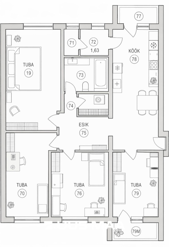 Tapa vald, Vahakulmu küla, Vahakulmu keskus 2