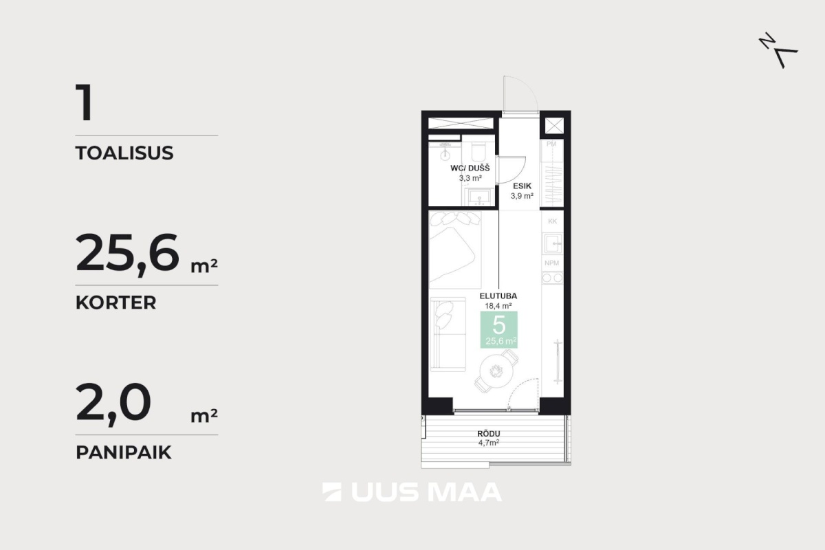 Pärnu linn, Pärnu linn, Mai, Papiniidu 50-5