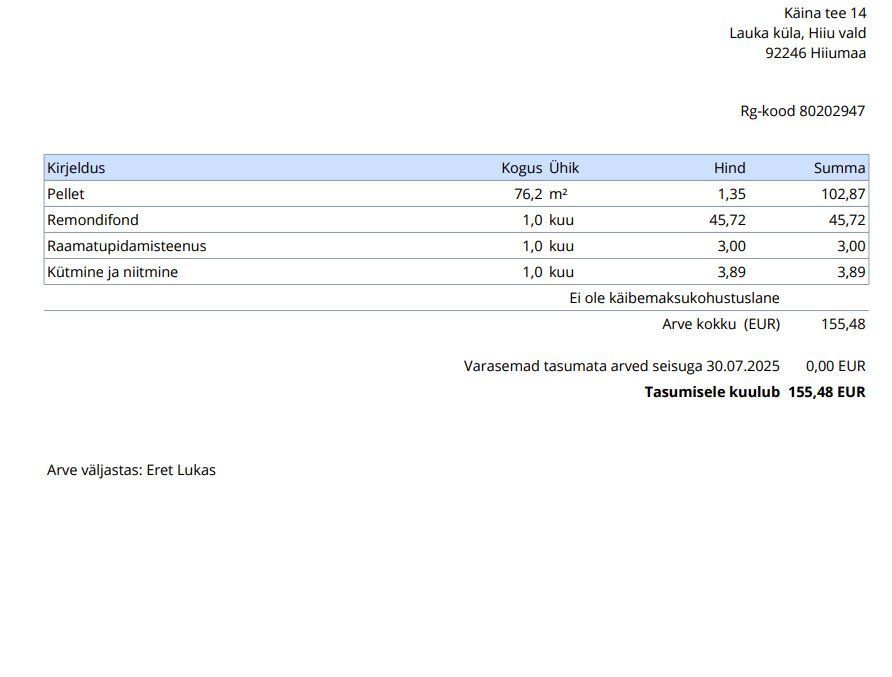 Hiiumaa vald, Lauka küla, Käina tee 14