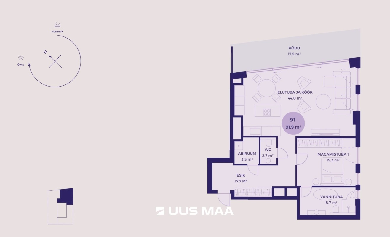 Tallinn, Kesklinna linnaosa, Tartu mnt 15-91