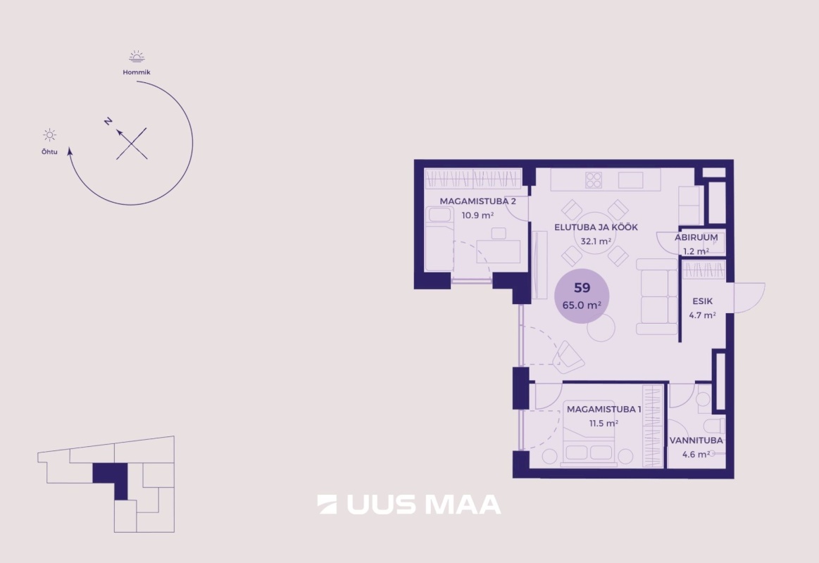 Tallinn, Kesklinna linnaosa, Tartu mnt 15-59