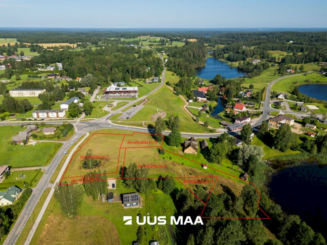 Rõuge vald, Rõuge alevik, Järvekalda 1 4 6 ja 8