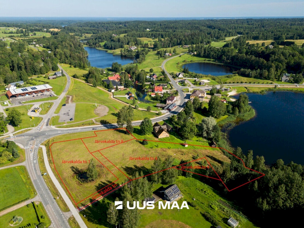 Rõuge vald, Rõuge alevik, Järvekalda 1 ja 8